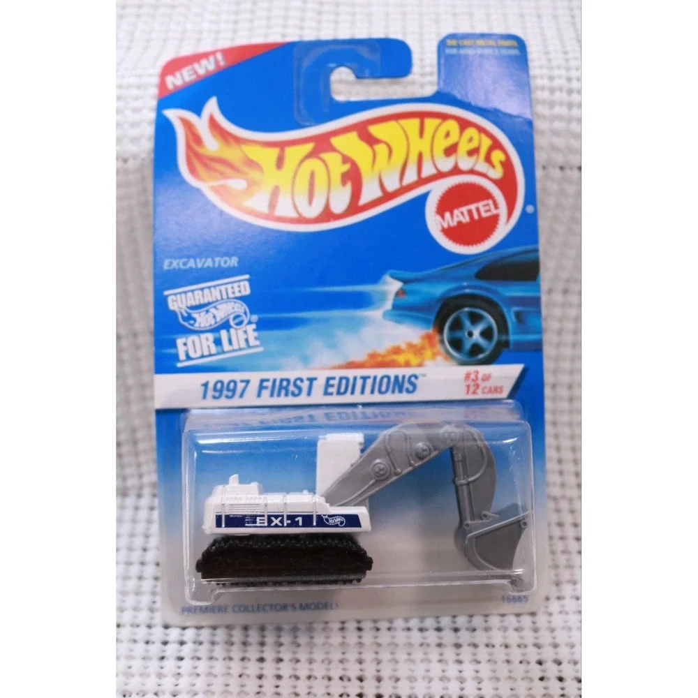 Hot Wheels Excavator 1997 First Editions 3 of 12 Collector 512 16665 New Sealed
